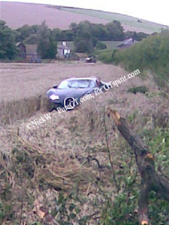Bugatti Veyron Crash Field