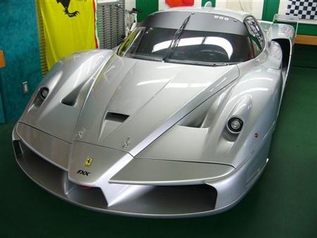 Silver Ferrari FXX