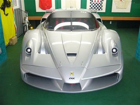 Silver Ferrari FXX