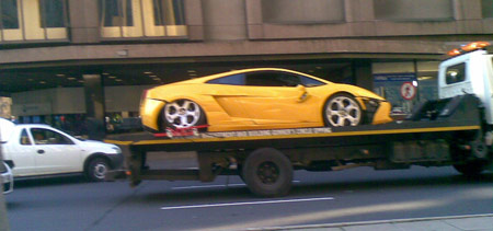 Gallardo Crash - South Africa