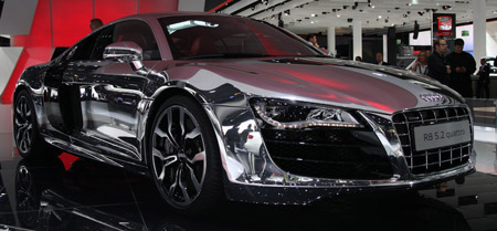 Chrome Audi R8 V10