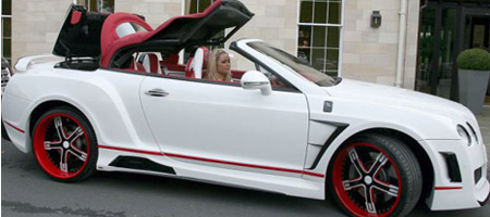 Stephen Ireland's Bentley Continental GTC