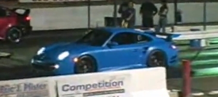 Video Drag Race Vividracing Porsche 997 Twin-Turbo