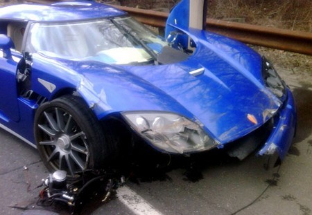 Koenigsegg CCX Crash