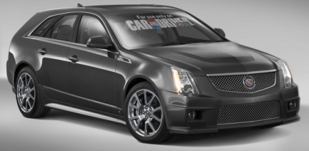 2010 Cadillac CTS-V Sport Wagon Caranddriver Rendering