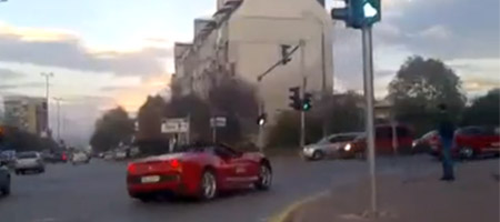 Ferrari California Crash Bulgaria
