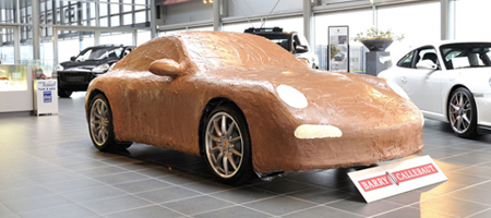 Porsche 911 Wrapped in Chocolate