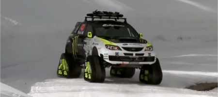 Video Ken Block's Snow Cat WRX STi