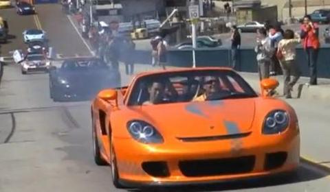 Porsche Carrera GT Burnout