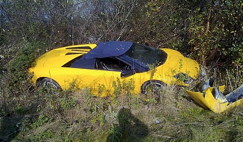 Lamborghini LP640 Crash