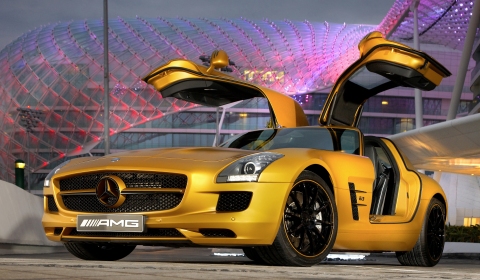 Mercedes SLS AMG Gold Edition 480x280