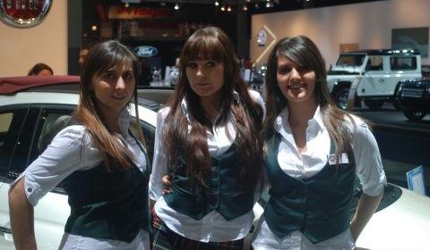 Brussels Motor Show - Fiat Babes