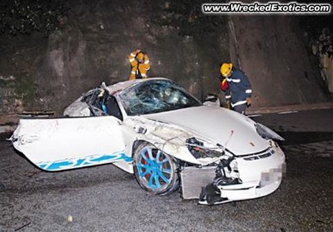 Porsche 996 GT3 RS Crash