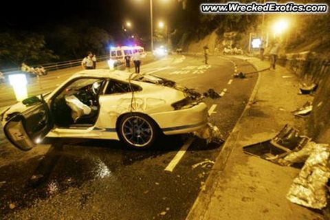 Porsche 911 GT3 RS Crash