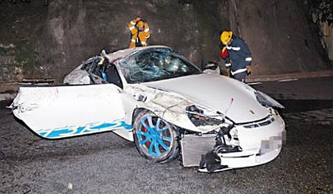 Porsche 911 GT3 RS Crash