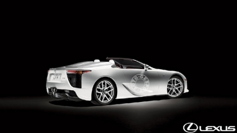 Rendering Lexus LF-A Roadster 02