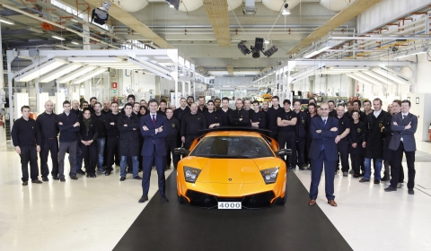 Lamborghini Reaches 4,000 Murciélago Milestone