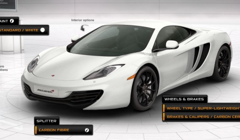 2012 McLaren MP4-12C Car Configurator