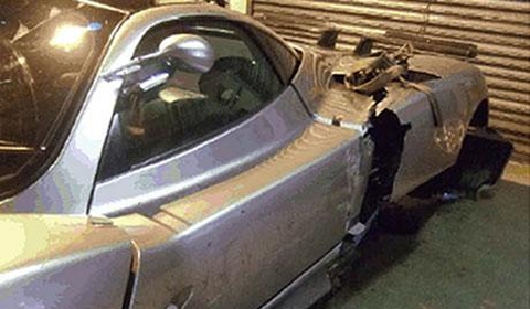 Car Crash Pagani Zonda S Test Drive Crash