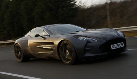 Video Aston Martin One-77 Testing