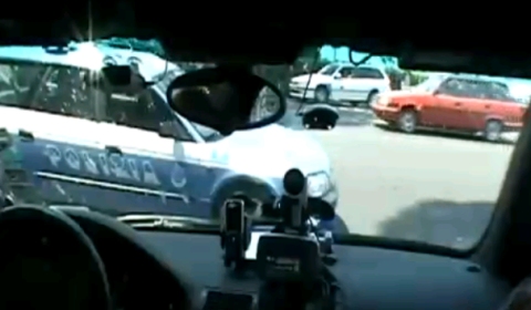 Video Team Polizei Gets Police Escort