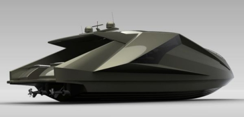 Mauro Lecchi's Lamborghini Yacht Concept 01