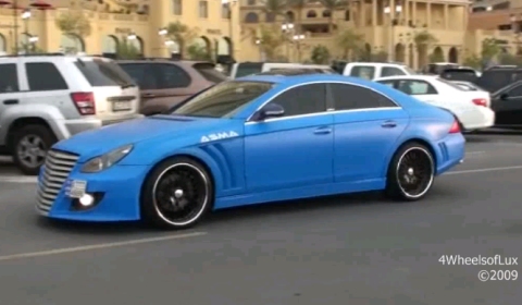 Overkill Matte Blue ASMA CLS55 AMG