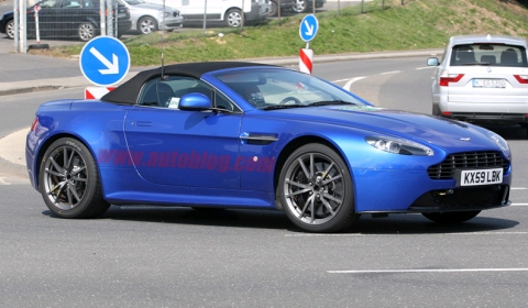 Spyshots 2011 Aston Martin V8 Vantage Roadster Facelift