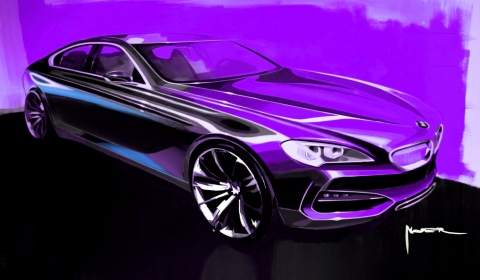 BMW Gran Coupe Drawing