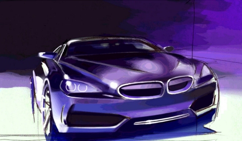 BMW Gran Coupe Drawing 01