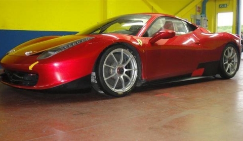 Spotted Ferrari 458 Italia Challenge Car