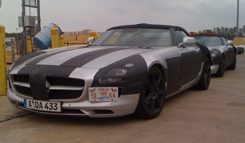 Spyshots Mercedes-Benz SLS AMG Roadster in Texas, US