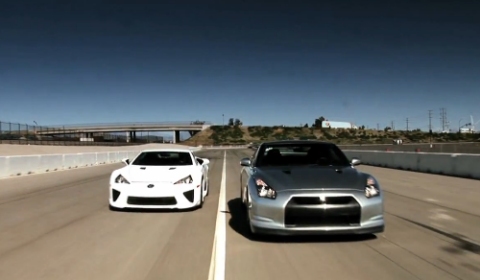 Video Lexus LFA vs Nissan GT-R