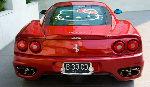 Hello Kitty Ferrari 360