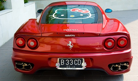 Hello Kitty Ferrari 360