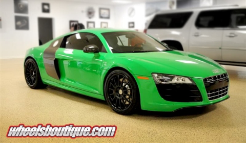 Audi R8 V10 Green by Wheelsboutique