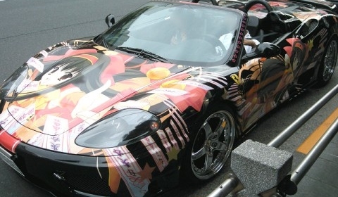 Overkill Ferrari 360 Spider Manga Wrap