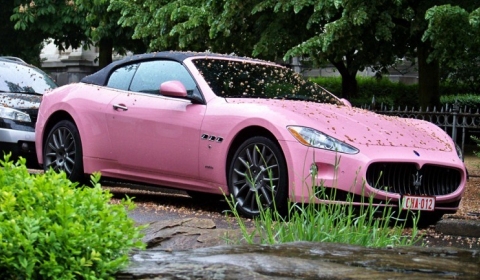Overkill Pink Maserati GranCabrio