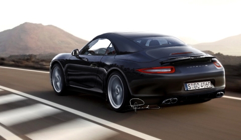 Rendering 2012 Porsche 911 Cabriolet