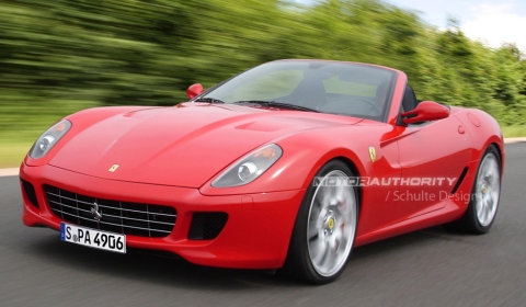 Rendering Ferrari 599 Spyder