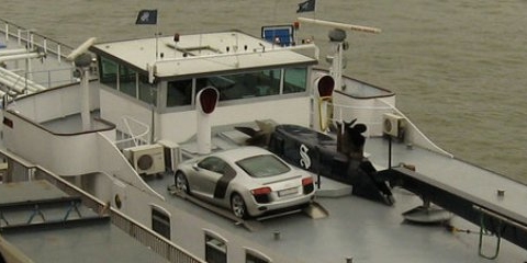 Spotted Audi R8 Parked On Rear Deck 01