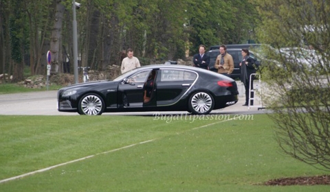 Spotted Bugatti 16C Galibier at Factory
