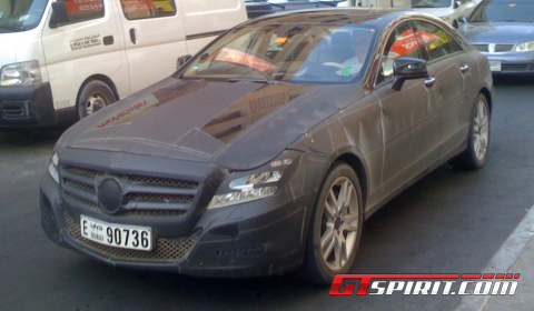 Spyshots 2012 Mercedes CLS Heat Testing in Dubai 