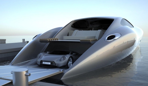 Strand Craft 122 Yacht with Tender Supercar