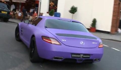 Matte Purple SLS AMG