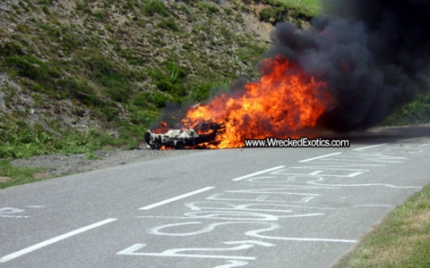 Second Ferrari 458 Italia on Fire 02