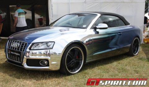 Overkill Wrapped Audi A5 Cabriolet at Goodwood