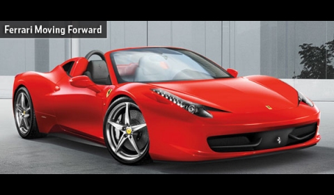 Rendering Ferrari 458 Italia Spyder