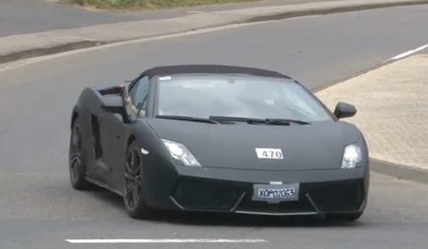 Spyshots LP 550-2 Valentino Balboni Goes Topless