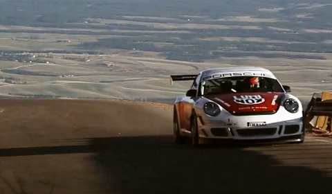 Video Porsche 911 GT3 Cup at Pikes Peak